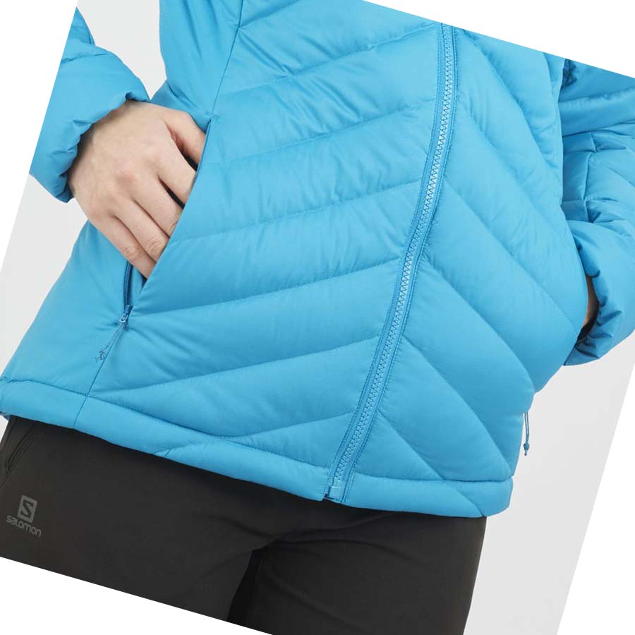 Chaquetas Salomon ESSENTIAL XWARM DOWN INSULATED Mujer Azules | MX 2447WNB